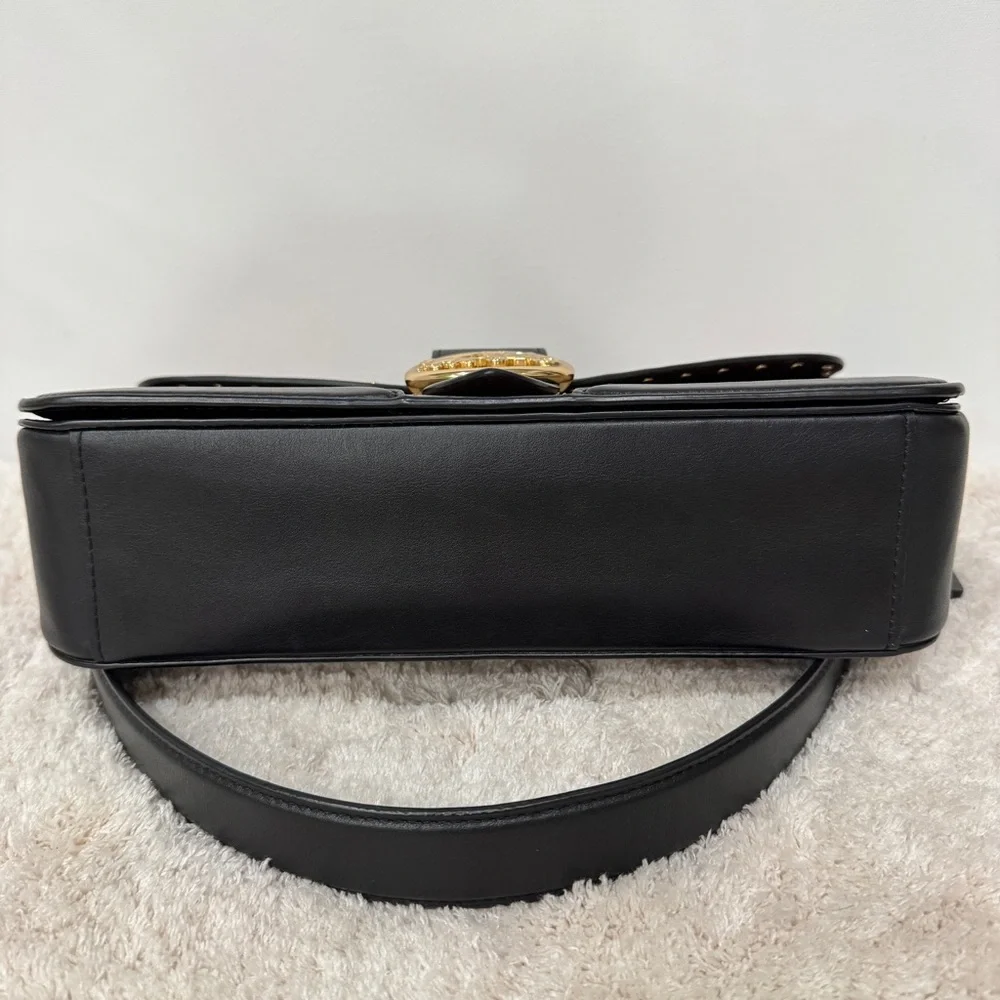 Coach Georgie Shoulder Bag In Colorblock Canvas - Picture 7 of 14